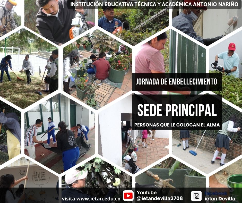 Jornada de Embellecimiento. SEDE PRINCIPAL