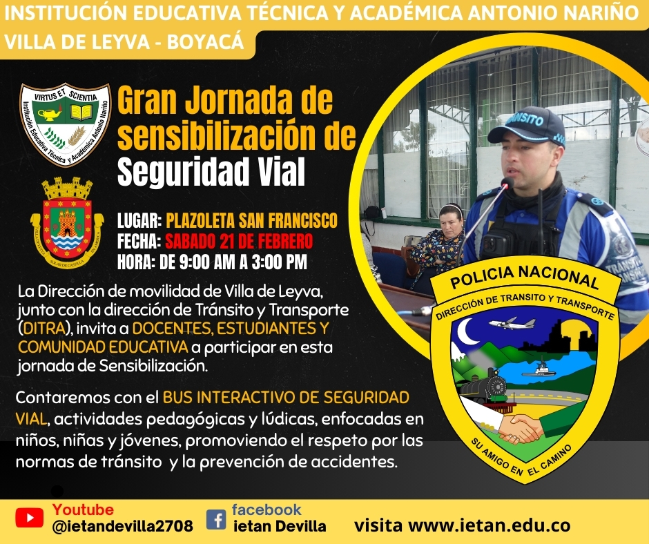 GRAN JORNADA DE SENSIBILIZACIÓN DE SEGURIDAD VIAL