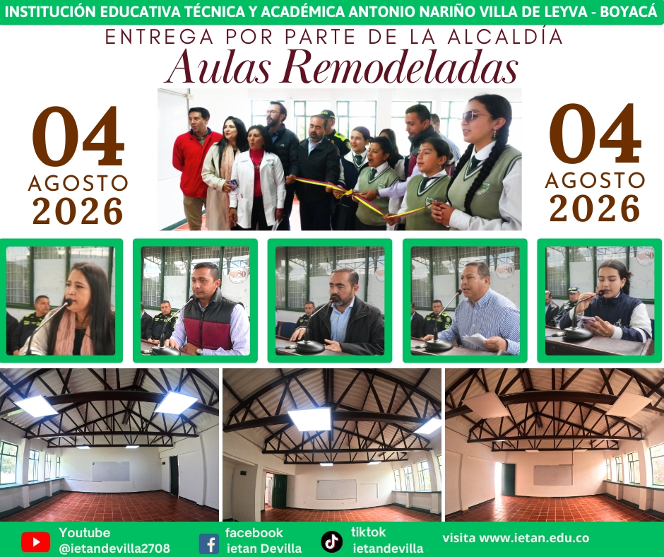 04 AGOSTO ENTREGA SALONES